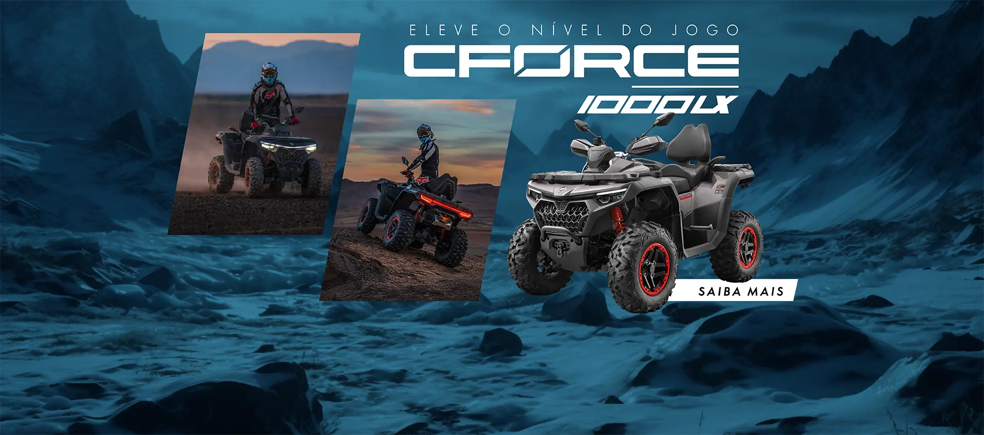 CFORCE 1000LX — eleve o nível do jogo
